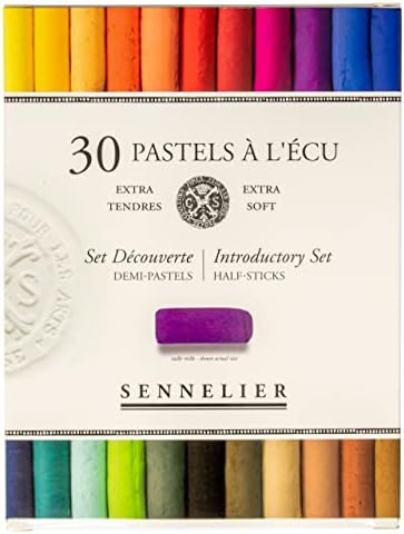 Savoir-Faire Sennelier Soft Pastels Half Stick Set 30/Pkg-Assorted Sennelier