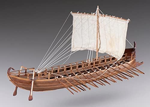 Dusek D001 Greek Bireme - Wood Plank-on-Frame Model Kit - 395 mm (16") Long 1:72 Scale Dusek