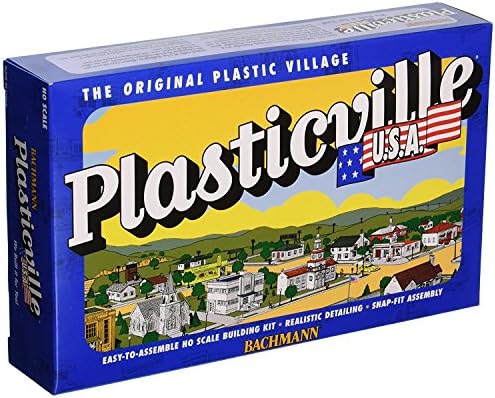 Bachmann Trains - PLASTICVILLE U.S.A. BUILDINGS – CLASSIC KITS - SCHOOL HOUSE - HO Scale Bachmann