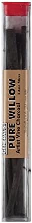 General Pencil Co. 5 Pack of Pure Willow Vine Charcoal GENERAL'S