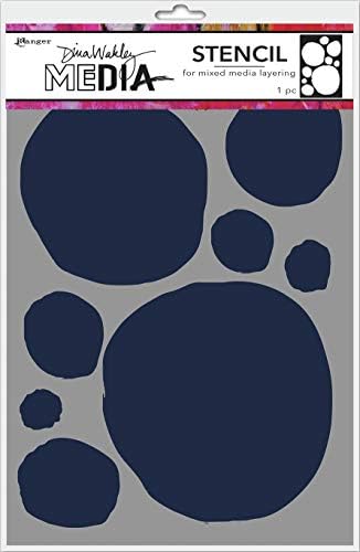 Dina Wakley Media Stencils DINA WAKLEY, us:one size, Circles For Painting Ranger