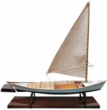 Midwest 970 Chesapeake Bay Crabbing Skiff 1:20 - Wooden Sailing Ship Model Building Kit for Adults - DIY Woodcraft Self Assembly Model Expo