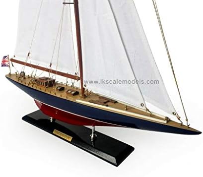 Wooden Endeavor Model Sailboat Decoration 27" Lk