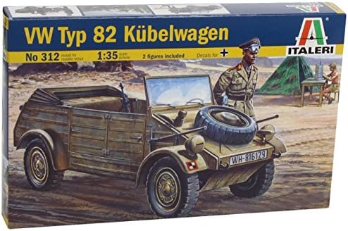 Модель авто VW Bucket Trolley Type 82 в масштабе 1:35, длина 106 мм, включает 2 фигурки Tamiya