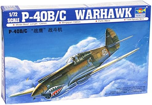 Trumpeter P40B/C Warhawk Fighter (1/72 Scale) Trumpeter