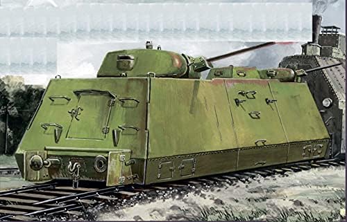 УниМодел 691 - 1/72 Бронированная платформа бронепоездов 'Козьма Минин' и 'Илья Муромец', новая UniModel (UM)