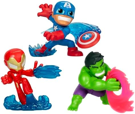 Набор фигурок Marvel Avengers Mighty-Verse Collection, 3 фигуры по 6 см, для детей от 4 лет Marvel