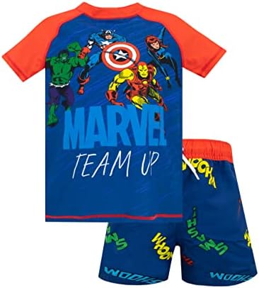 Marvel Boys Avenger Swim Set Swimwear for Kids Marvel