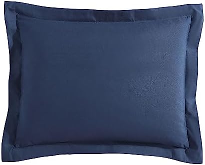 Nautica - Twin XL Bed Set, Reversible Comforter Set, Includes Bonus Sham(s), Fitted Sheet, Pillowcase(s) and Laundry Bag, Dorm Room Essentials (Harmead Navy, Twin/Twin XL) Nautica