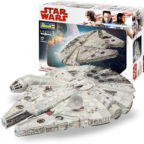 Revell 06718 Star Wars Millennium Falcon (Han Solo) 1:72 Scale Unbuilt/Unpainted Plastic Model Kit Revell