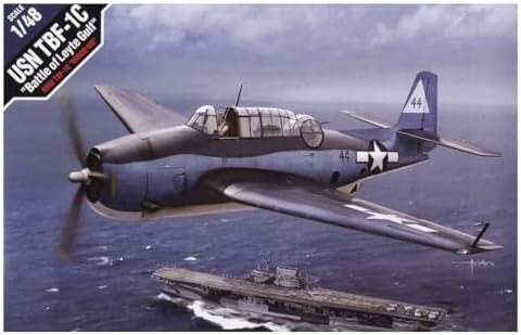 Academy 12340 1/48 US Navy TBF-1C Avenger Battle of Leyte Plastic Model Academy