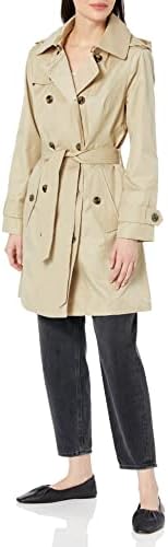 LONDON FOG Women's Double Breasted Trench Coat London Fog