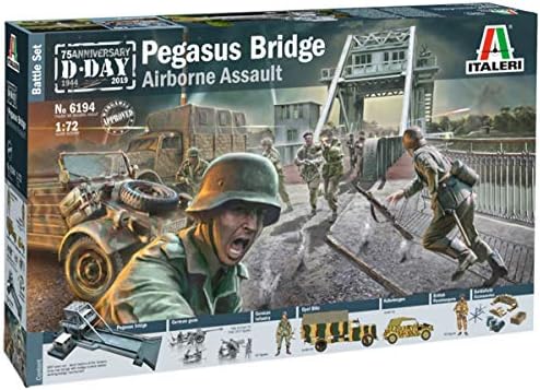 Italeri ITA6194 Pegasus Bridge Model kit, Brown Italeri