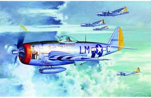 Trumpeter 1/32 P47D Thunderbolt Bubbletop Fighter Model Kit Faller