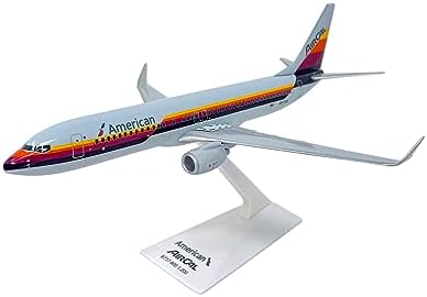 Flight Miniatures American/Air Cal 737-800 1:200 Scale - Plastic Snap-Fit Model Airplane - Collectible Replica of American/Air Cal Airlines Aircraft - Part #ABO-73780H-033 Flight Miniatures