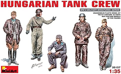 Miniart 1:35 Scale Hungarian Tank Crew Plastic Model Kit MiniArt