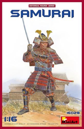 MiniArt 1/16 Scale Samurai - Historical Figures Series Plastic Model Kit #16028 MiniArt