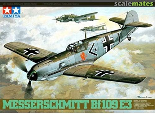 Tamiya 61050 1/48 Высокоточная статическая модель самолета Messerschmitt BF 109E E-3, набор для сборки Tamiya