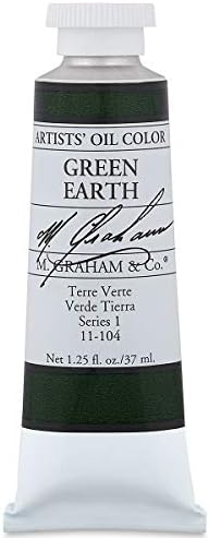 M. Graham & Co. Green Earth Oil Paint, 1.25 Fl Oz (Pack of 1) M. Graham & Co.