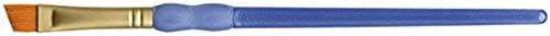 Royal Brush Crafter's Choice Taklon Angular Brush, 3/8-Inch, Gold Royal Brush