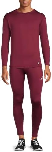 Nautica Men's Base Layer Top & Bottom Long Johns Performance Thermal Underwear Set Nautica