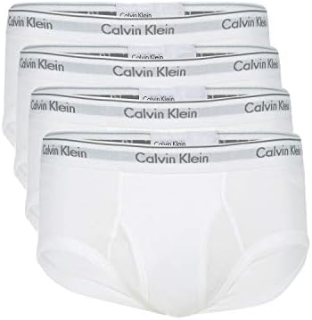 Calvin Klein 4 Pack Classic Fit Cotton Mens Medium Brief Whites Calvin Klein