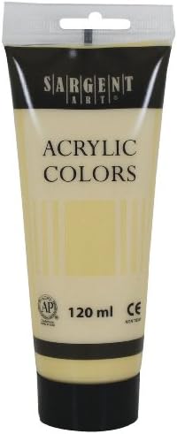 Sargent Art 23-0303 120Ml Tube Acrylic Paint, Naples Yellow Sargent Art