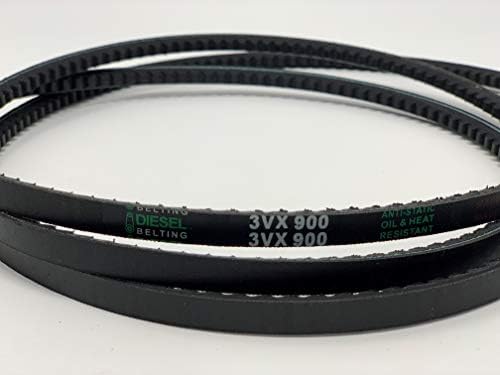 3VX900 Cogged V-Belt 3/8 x 90in Outside Circumference Diesel