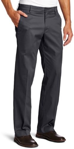 Lee Men's Motion Comfort Khakis Straight Fit Flat Front Pant Lee