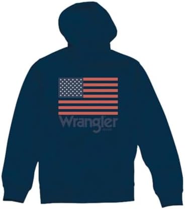 Wrangler Men's American Flag Graphic Hoodie Wrangler