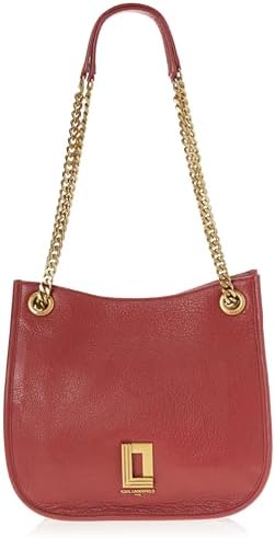 Karl Lagerfeld Paris Lyon Bucket Bag, Classic RED Karl Lagerfeld