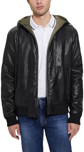 GUESS Men's Gary Hooded Zipped Jacket Guess