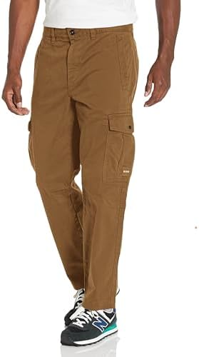 BOSS Men's Cotton Stretch Cargo Pants Boss