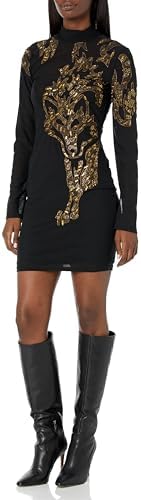 GUESS Women's Long Sleeve Ryder Embellished Dress Guess