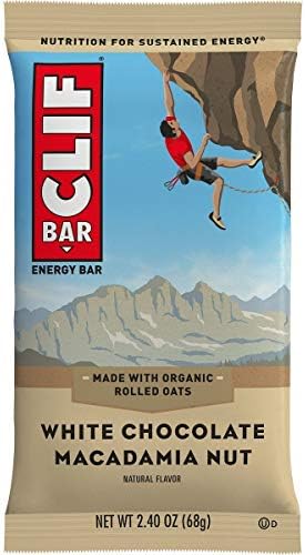 Энергетические батончики Clif Bar, белый шоколад с макадамией, 12 шт., 250 калорий Clif Bar