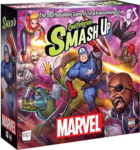 Smash Up: Marvel - Officially Licensed Collectible Card Game Featuring Marvel Characters Including The Ultimates & Hydra USAopoly