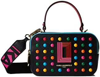 Karl Lagerfeld Paris Simone Crossbody, Black Multi Combo Karl Lagerfeld