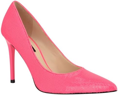 Nine West Women's Fresh Pump, Pink Sequin 661, 8 Nine West