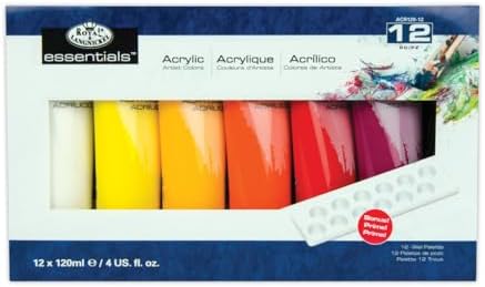 Royal & Langnickel Artist Tube Paint, 120ml, 12-Pack Royal & Langnickel