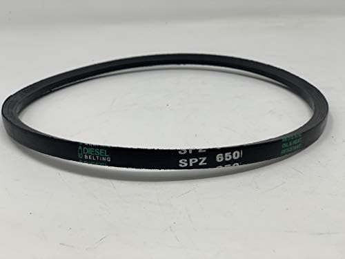 SPZ650 V-Belt 10mm x 650mm Outside Circumference Metric Narrow Wedge Diesel