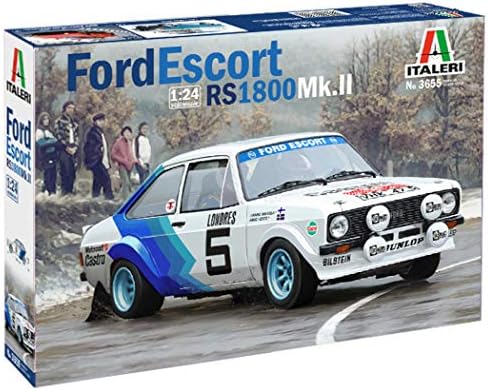 Italeri 3655 Ford 1:24 Escort Mk.II, White, Mittel Italeri