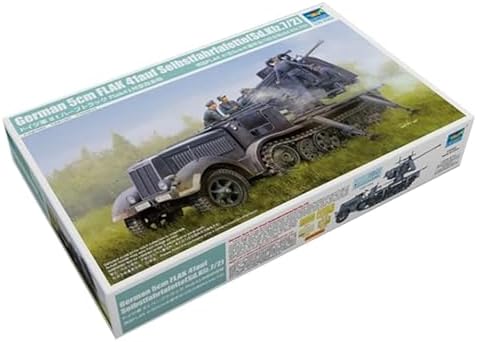 Trumpeter® German FLAK 41 5cm Half-track Self-propelled Anti-aircraft gun (Sd.Kfz.7/2) Plastic Model Kit, 1/35 Scale Trumpeter