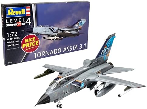 Revell 03842 Tornado ASSTA 3.1 1:72 Scale Unbuilt/Unpainted Plastic Model Kit Revell