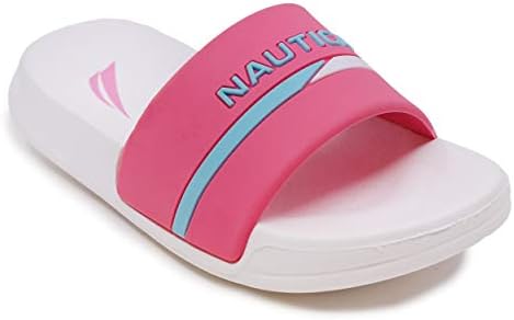 Nautica Kids Girls Slip-On Sandal Athletic Slide Youth Big Kid Little Kid-Stono 2 Youth-Morning Glory Size-4 Nautica