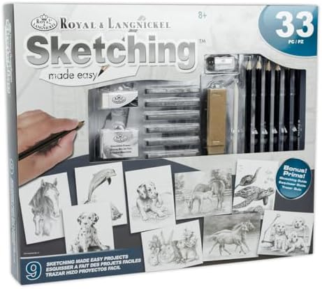 Royal & Langnickel Art Adventure Sketching Made Easy Crayon Royal & Langnickel