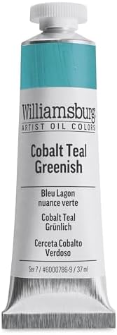 Williamsburg Oil 37ml Tube, Cobalt Teal Greenish (60007869) GOLDEN