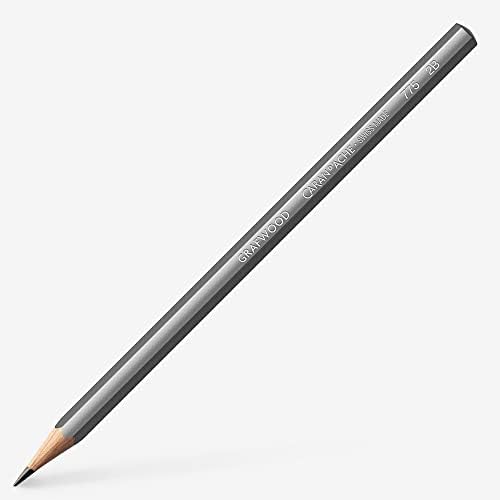 Caran D'ache Grafwood Graphite Pencil - 2B (775.252) CARAN d'ACHE