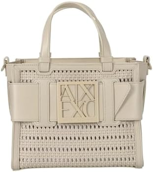 A | X ARMANI EXCHANGE Susy Medium Mesh Tote, Dusty Ground-Dusty Ground A｜X Armani Exchange