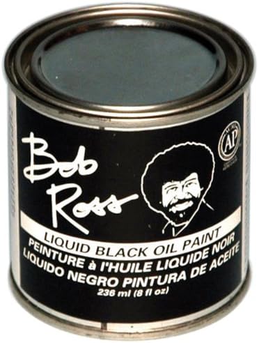 Martin/ F. Weber Bob Ross 236-Ml Oil Paint, Black (R62-27) Weber