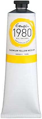 Gamblin 1980 Oil Cadmium Yellow Med 150Ml Gamblin